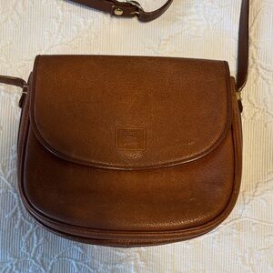 🇬🇧Burberry Tan Leather Crossbody Bag -VINTAGE British! 🇬🇧